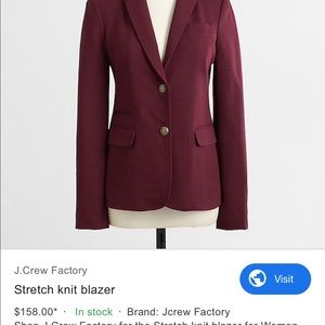 NWT J Crew Blazer